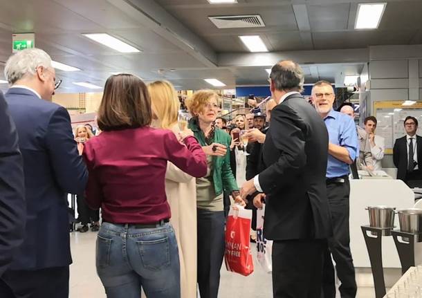 La festa per la riapertura di Linate