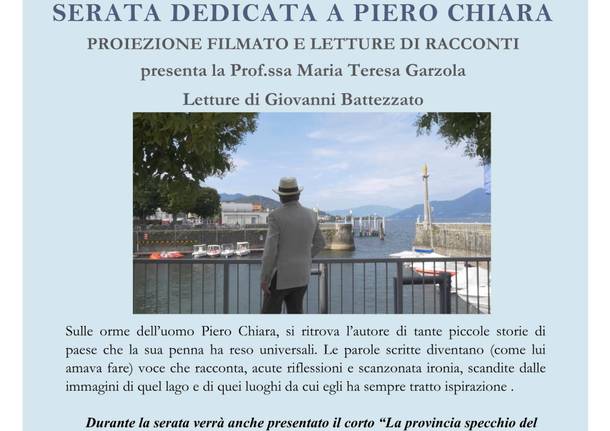 locandina incontro biblioteca barasso su piero chiara