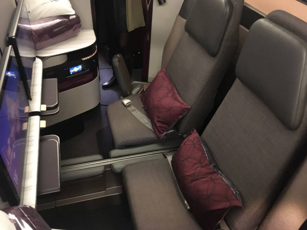 Qsuite Qatar Airways Malpensa