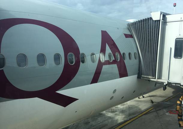 Qsuite Qatar Airways Malpensa