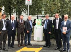 Saronno, inaugurazione delle colonnine per la ricarica elettrica