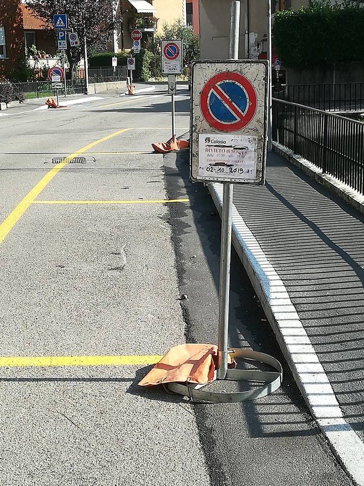 Saronno, lavori in via Reina