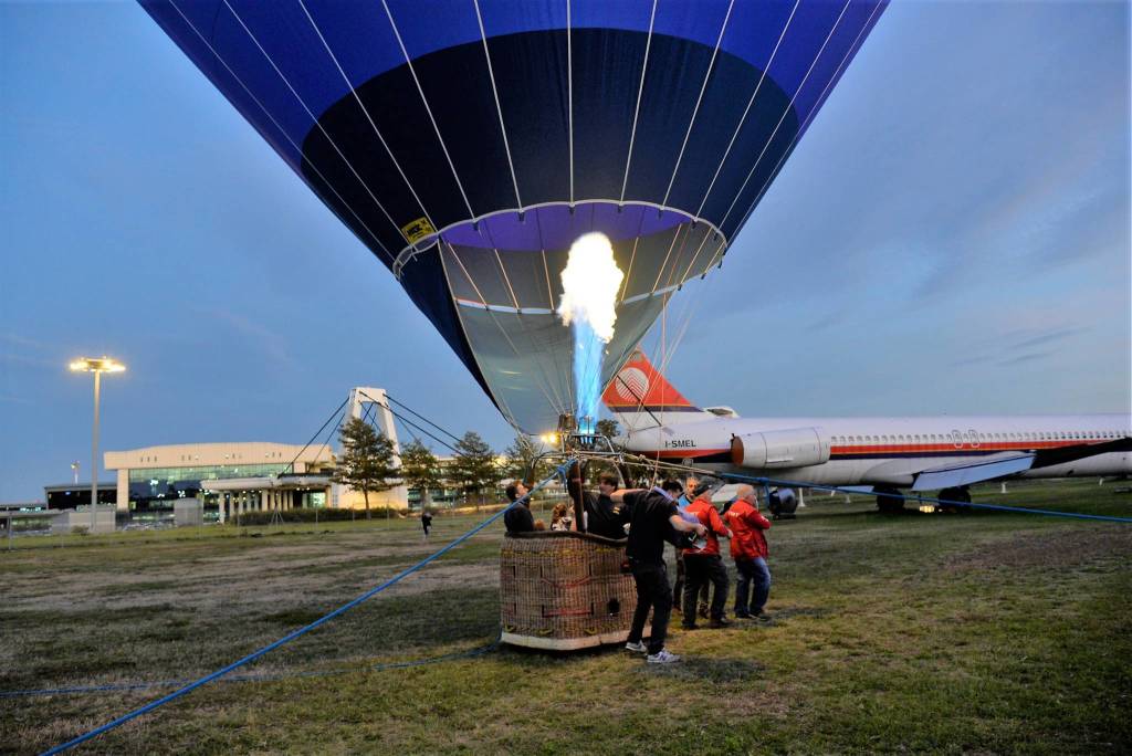 Una mongolfiera a Volandia