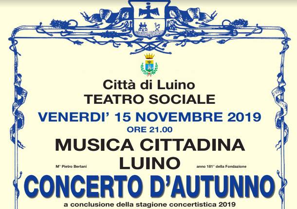 La musica cittadina di Luino in concerto - Varesenews