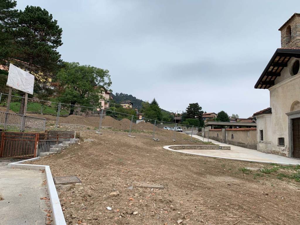 Brusimpiano - Lavori alla Chiesa di San Martino 