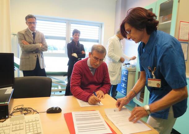 Campagna Antinfluenzale: la vaccinazione del dg Odinolfi