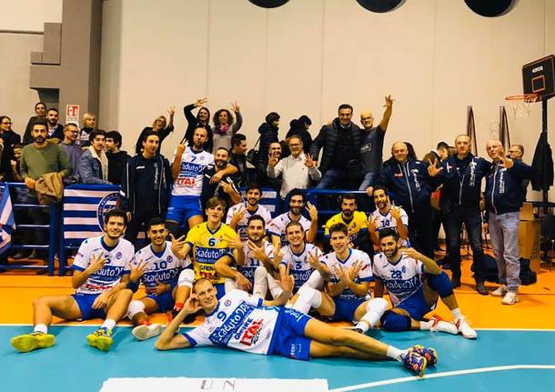 Pro Patria Scaduto DPA vince il derby Varesino di pallavolo maschile di Serie C