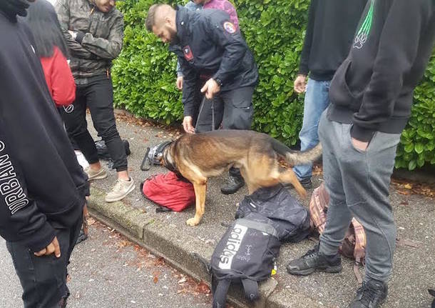 Droga, carabinieri in azione fuori dalle scuole