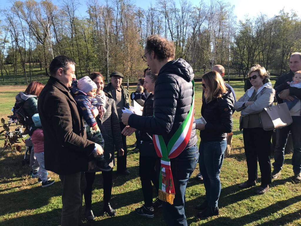 Cerimonia per i nuovi nati a Gerenzano