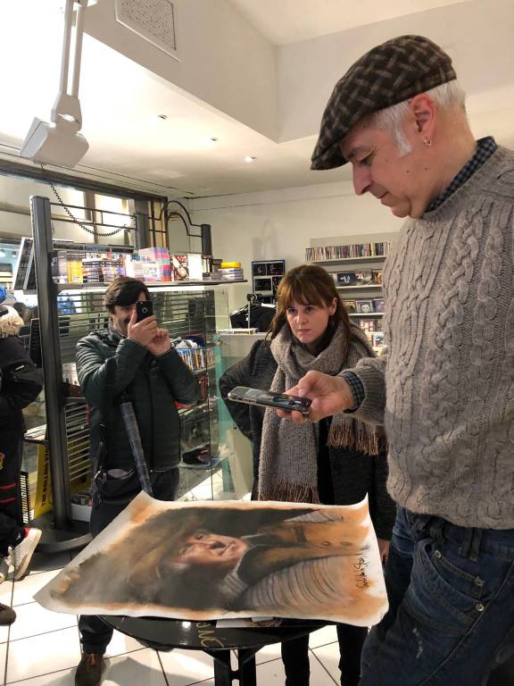 Davide Van De Sfroos a Varese Dischi 