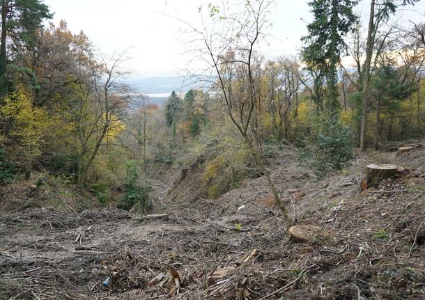 I lavori contro le alluvioni sul Campo dei Fiori