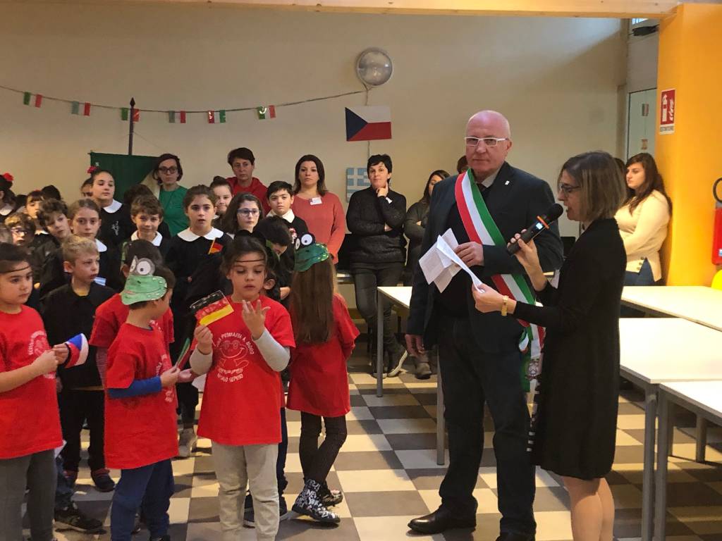I ragazzi del progetto Erasmus+ al Toscanini di Arsago Seprio