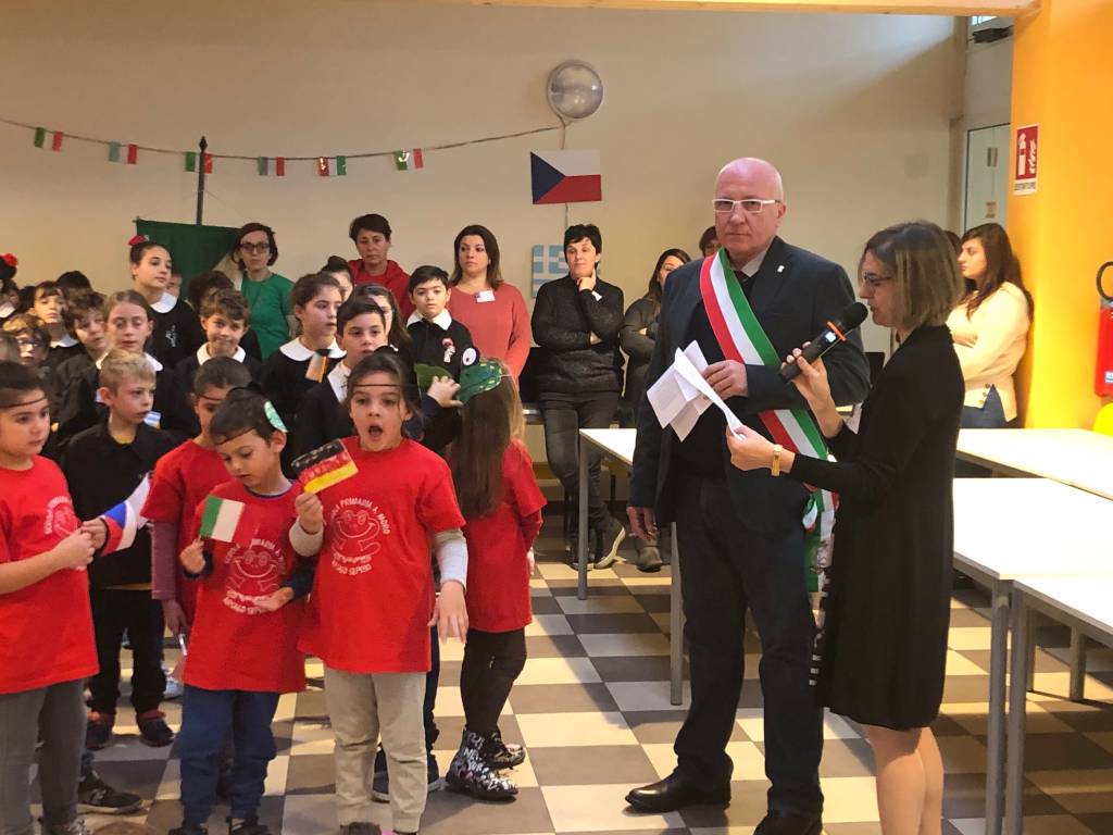 I ragazzi del progetto Erasmus+ al Toscanini di Arsago Seprio