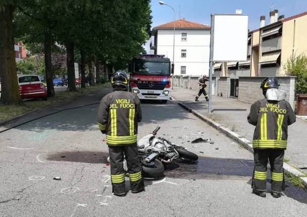 incidente busto arsizio