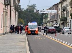 Investito sulle strisce in via Sacco