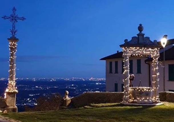 Le luci di Natale al Sacro Monte 