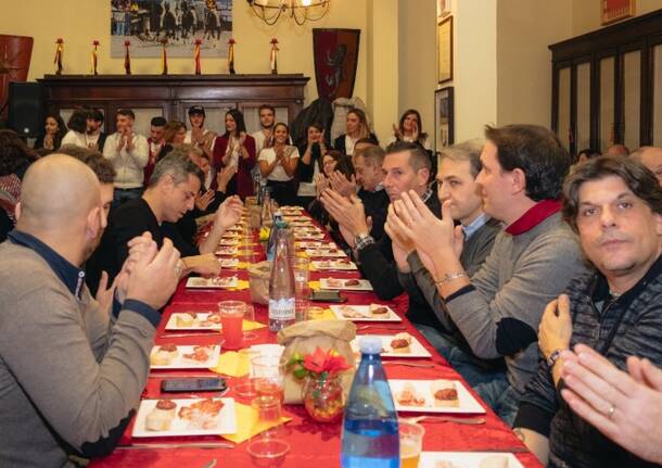 Legnarello, cena con il fantino