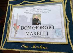 Luino: funerale don Giorgio Marelli