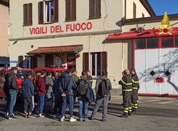 Luino - Omaggio ai Vigili del fuoco