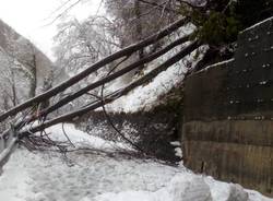 Neve, disagi per il maltempo nelle Valli Ossolane