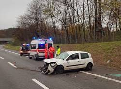 Solbiate Arno: incidente in A8