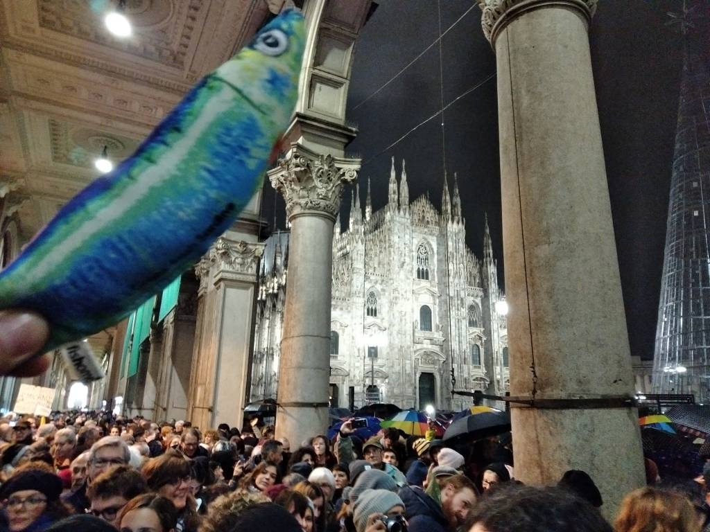 Le sardine a Milano