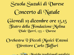 Concerti di Natale con I Piccoli Musici Estensi - Fondazione Molina