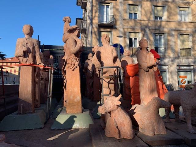 Luino, il presepe degli alpini