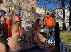 Luino, il presepe degli alpini