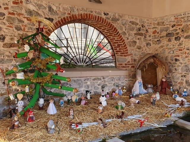 Il presepe ecologico dell\'asilo