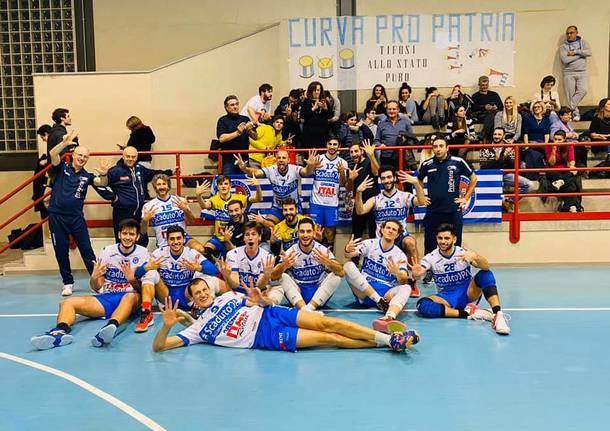 Pallavolo maschile Serie C Ottava vittoria su otto partite per la Pro Patria Busto Arsizio