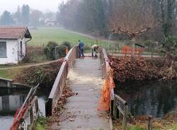 Il ponte sul Bardello se ne va