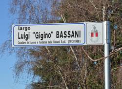 E' nato largo Luigi Bassani - foto Mario Bianchi (Bizzozero.net)