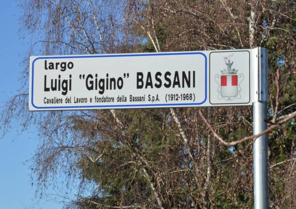 E' nato largo Luigi Bassani - foto Mario Bianchi (Bizzozero.net)