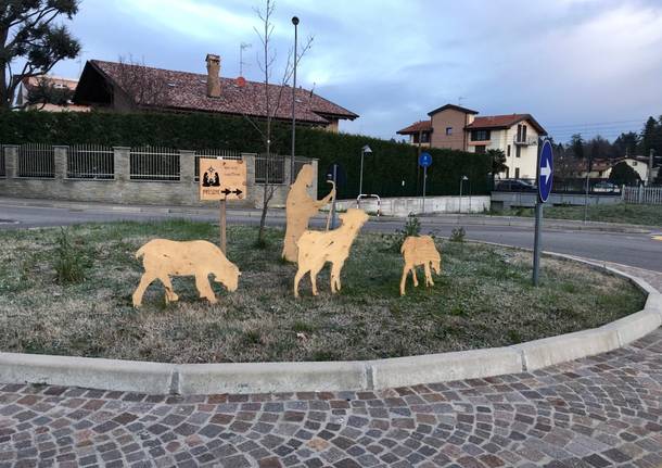 Il presepe itinerante di Abbiate