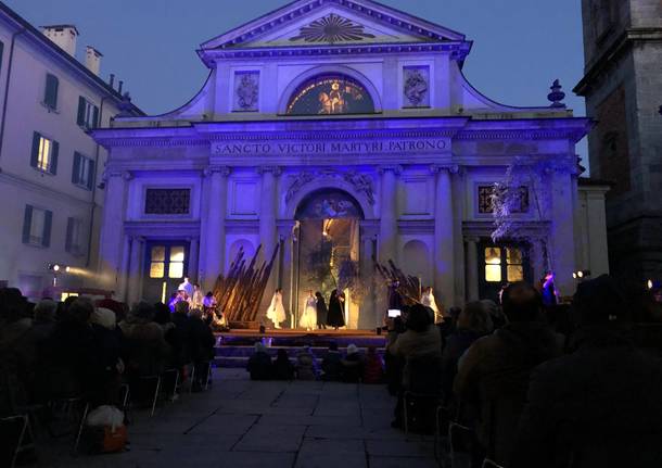 Il Presepe Vivente di Varese in piazza San Vittore, Natale 2019