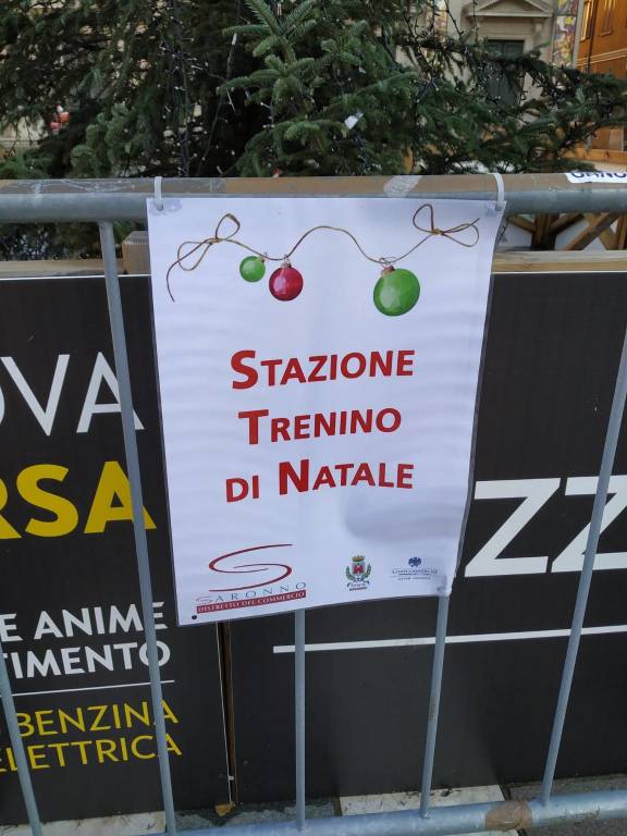 Il trenino di Natale di Saronno