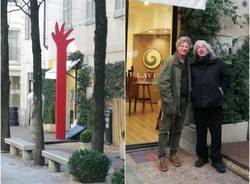 La scultura di Giuliano Tomaino in piazza Carducci