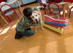 Pet therapy nel reparto di Pediatria dell’ospedale di Garbagnate