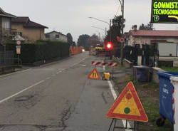 semaforo in via Giordani - varese