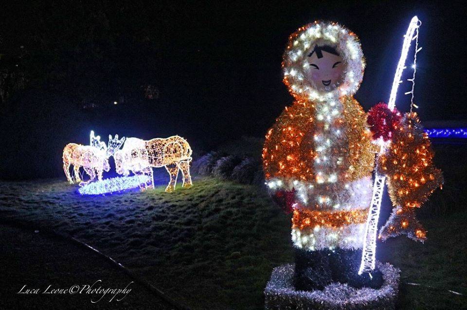 Varese: luminarie ai Gardini Estensi  Natale 2019 - foto di Luca Leone