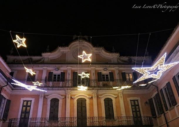 Varese: luminarie ai Gardini Estensi  Natale 2019 - foto di Luca Leone