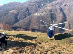 Vivieri a Monteviasco con l'elicottero