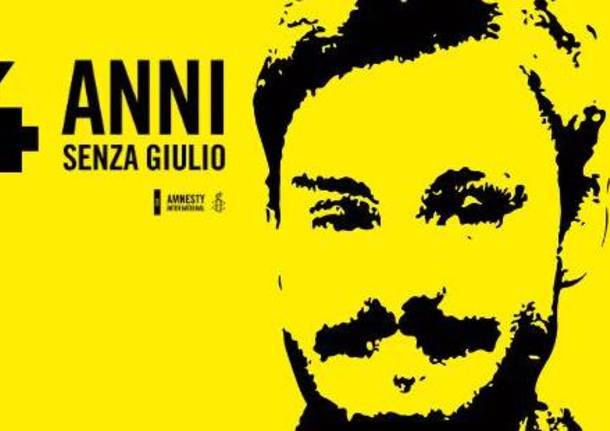 L’adunata spontanea in ricordo di Giulio Regeni