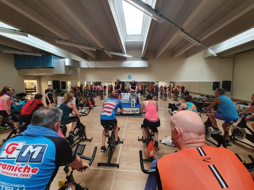 La grande maratona di spinning