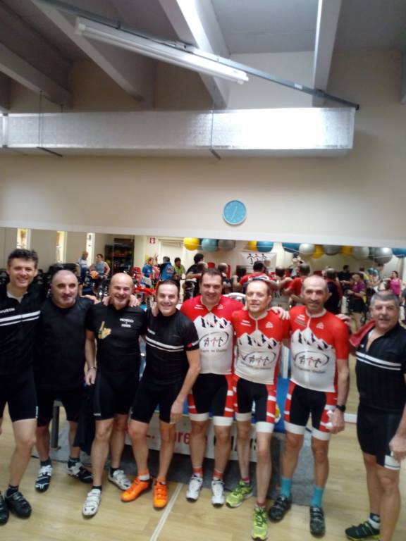 La grande maratona di spinning