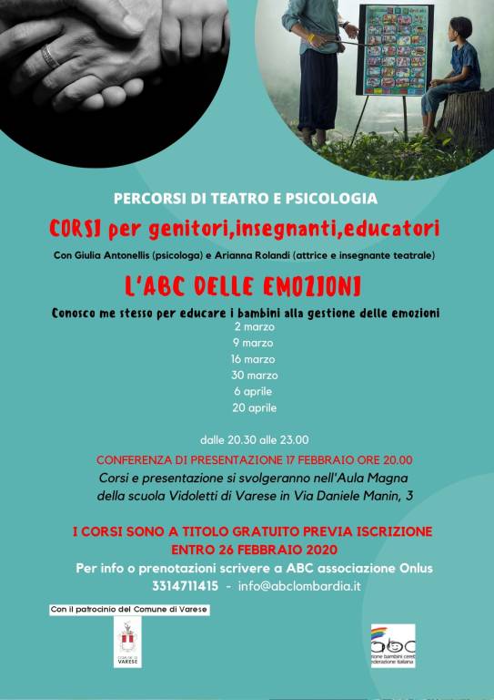 L\'ABC delle emozioni - Corso per genitori, insegnanti e educatori