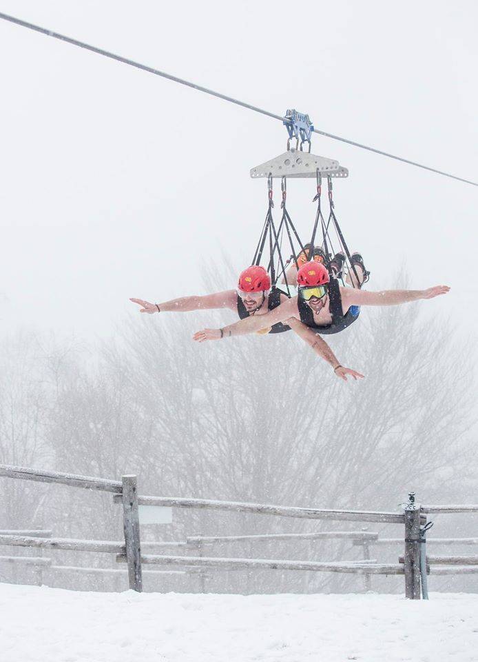 "Cimento in volo” alla Lago Maggiore Zipline