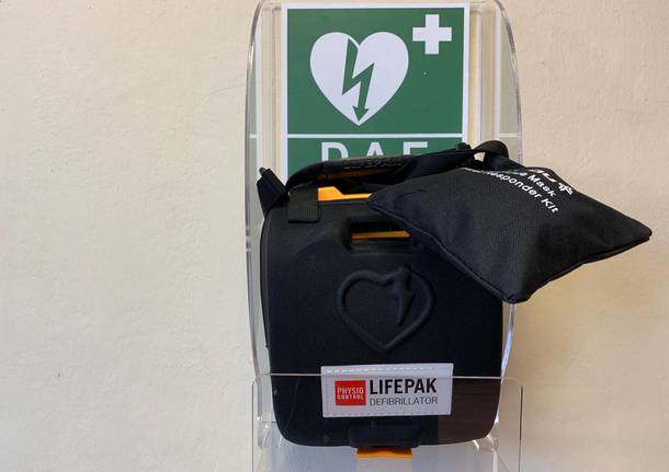 Dae (defibrillatore) nella sede di Varesenews