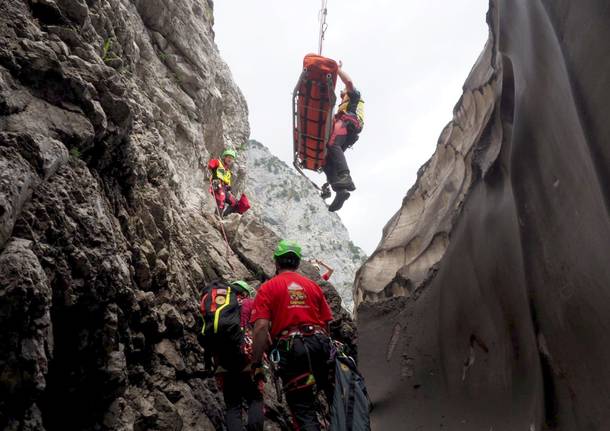 soccorso alpino intervento